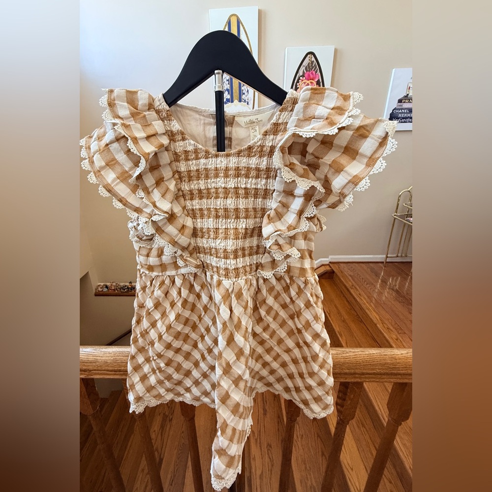 *Like New* EUC Girls Sz 14 Matilda Jane 365 Firefly flutter sleeve top